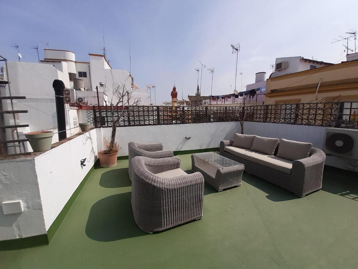 세비야 Champion Duplex Terrace And Garage Old Town 6 Pax 아파트 외부 사진