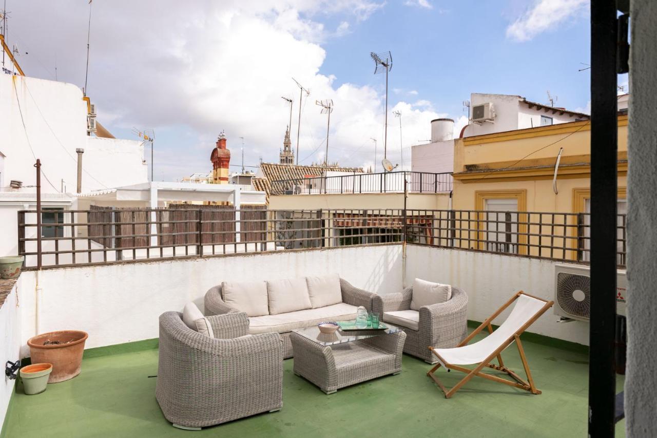 세비야 Champion Duplex Terrace And Garage Old Town 6 Pax 아파트 외부 사진