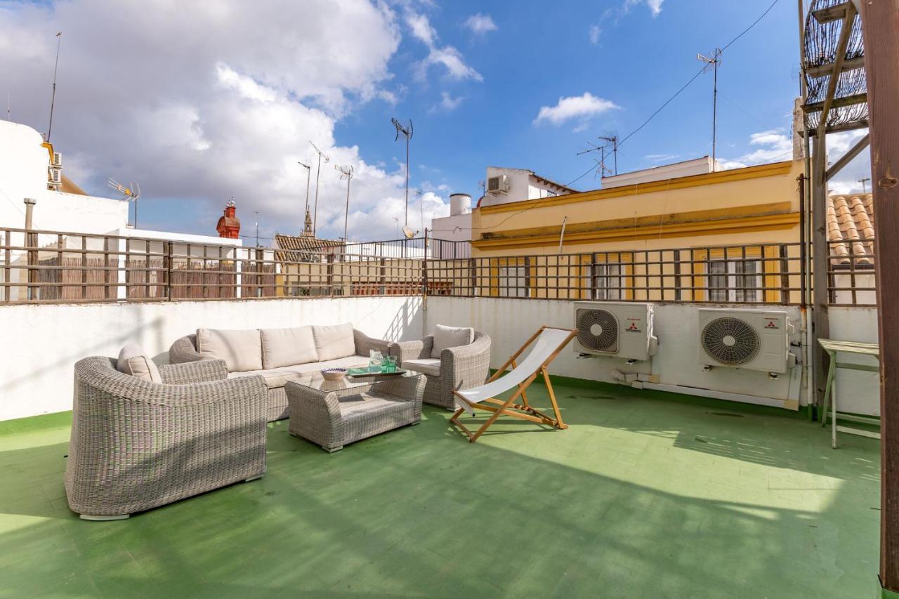 세비야 Champion Duplex Terrace And Garage Old Town 6 Pax 아파트 외부 사진